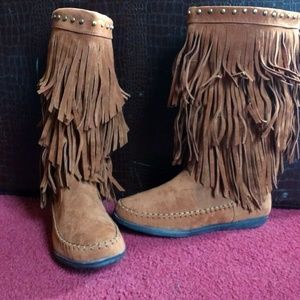 Rampage Ram Cambra Fringe Boot